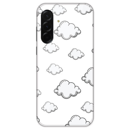 Clouds - Clear Printed Silicone Case For Samsung Galaxy A36