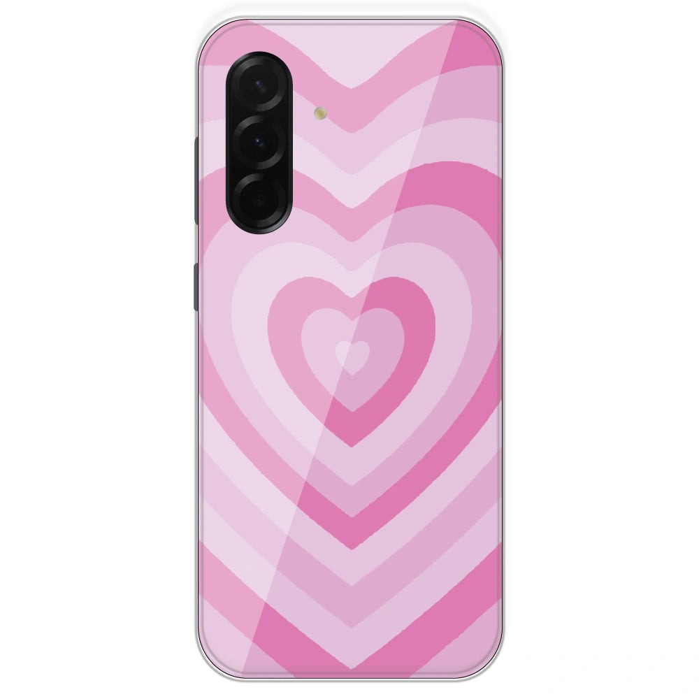 Pink Hearts - Printed Silicone Case For Samsung Galaxy A36
