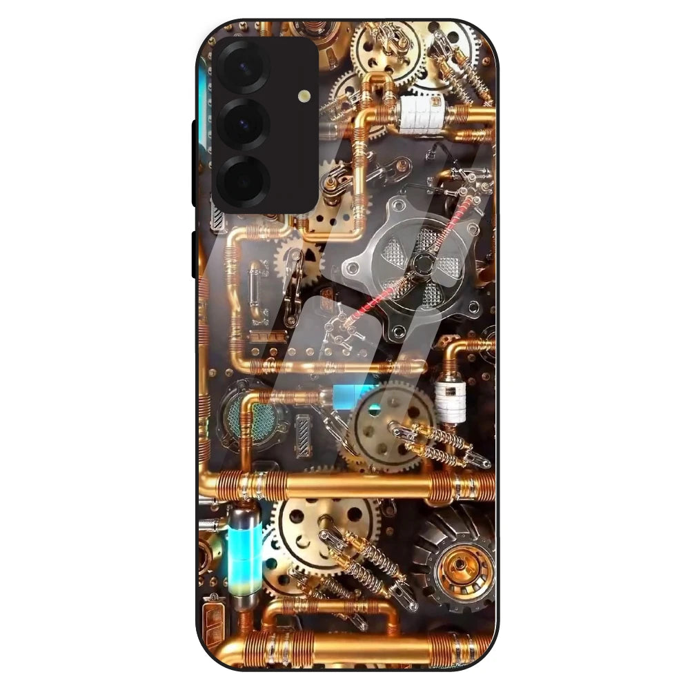 Steampunk Gear - Glass Case For Samsung Galaxy A36