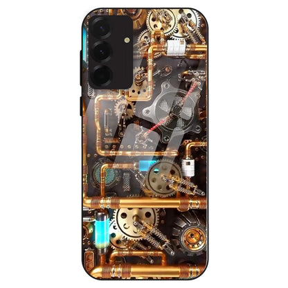 Steampunk Gear - Glass Case For Samsung Galaxy A36