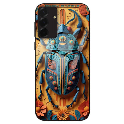 Royal Scarab Art - Glass Case For Samsung Galaxy A36