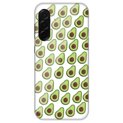 Avocado - Clear Printed Silicone Case For Samsung Galaxy A36