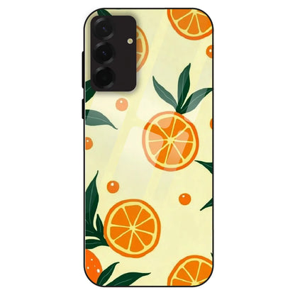 Citrus Orange Fresh - Glass Case For Samsung Galaxy A36
