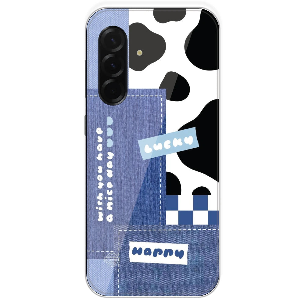 Cow Print Collage - Printed Silicone Case For Samsung Galaxy A36