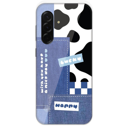 Cow Print Collage - Printed Silicone Case For Samsung Galaxy A36