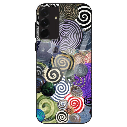 Abstract Spiral Vibe - Glass Case For Samsung Galaxy A36