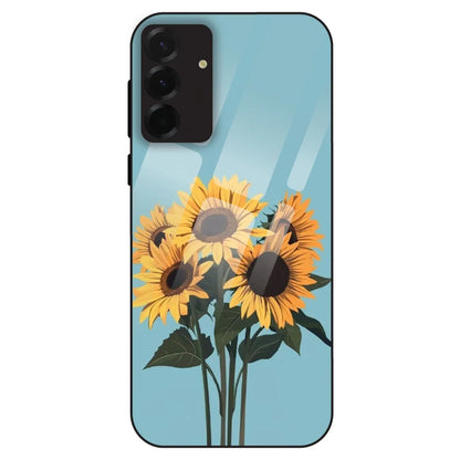 Sunflower Serenity - Glass Case For Samsung Galaxy A36