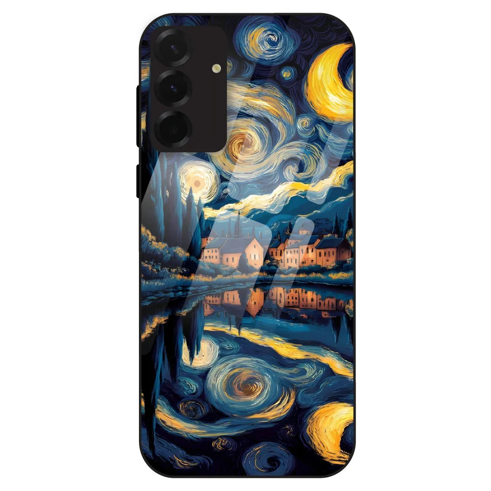 Starry Night Dreamscape - Glass Case For Samsung Galaxy A36