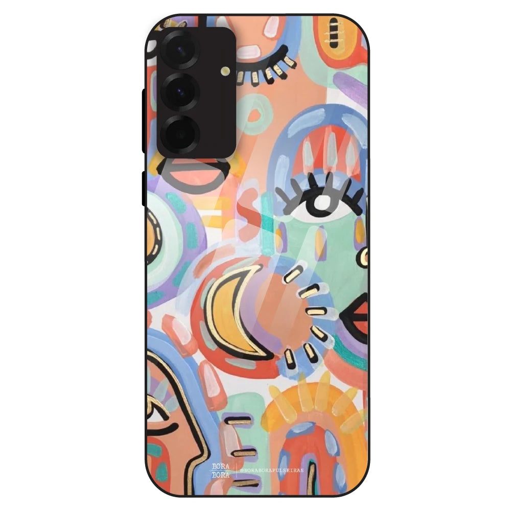 Abstract Pop Art - Glass Case For Samsung Galaxy A36