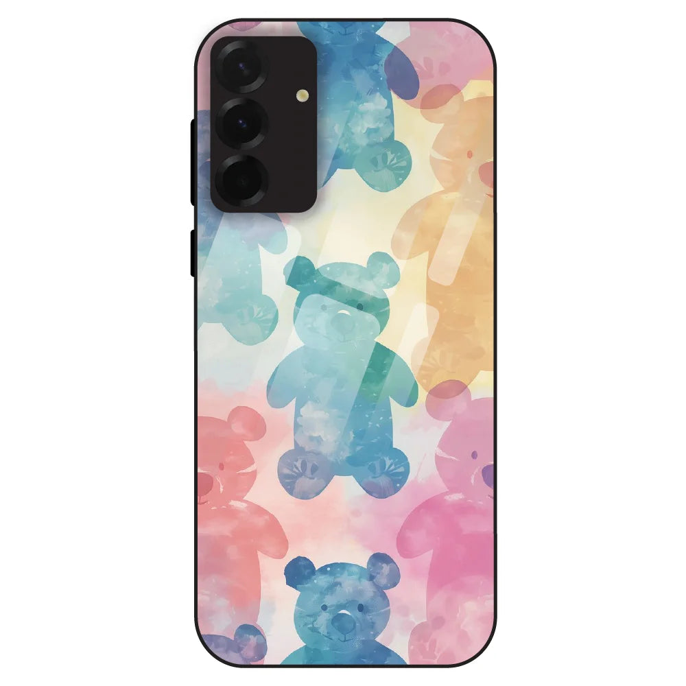 Pastel Teddy Dream - Glass Case For Samsung Galaxy A36