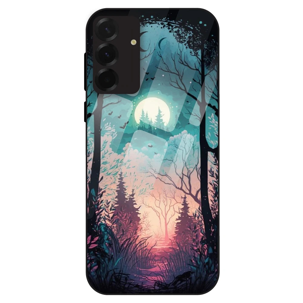 Moonlit Forest - Glass Case For Samsung Galaxy A36
