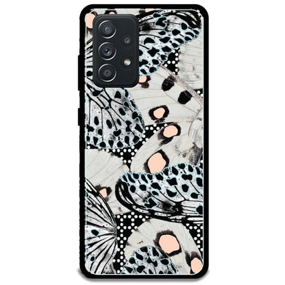 White Butterflies - Armor Case For Samsung Models Samsung Galaxy A52 5G