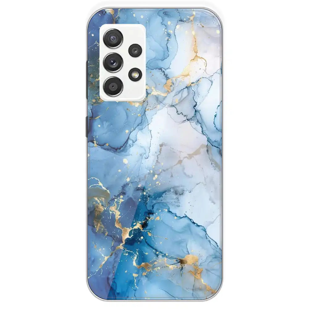 Blue Marble - Printed Silicone Case For Samsung Galaxy A52