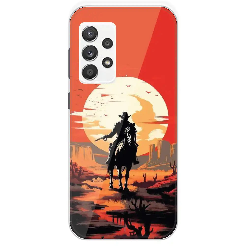 Cowboy - Printed Silicone Case For Samsung Galaxy A52