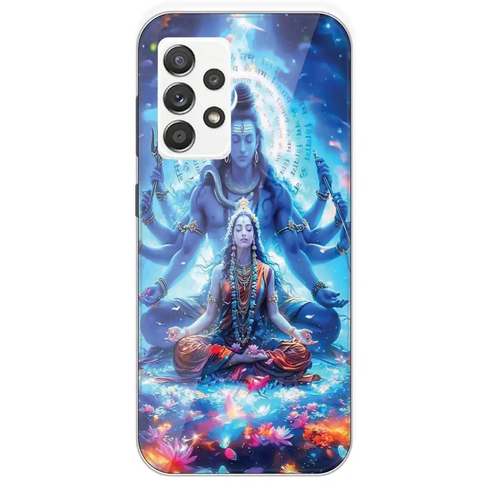 Shiv Parvati - Printed Silicone Case For Samsung Galaxy A52