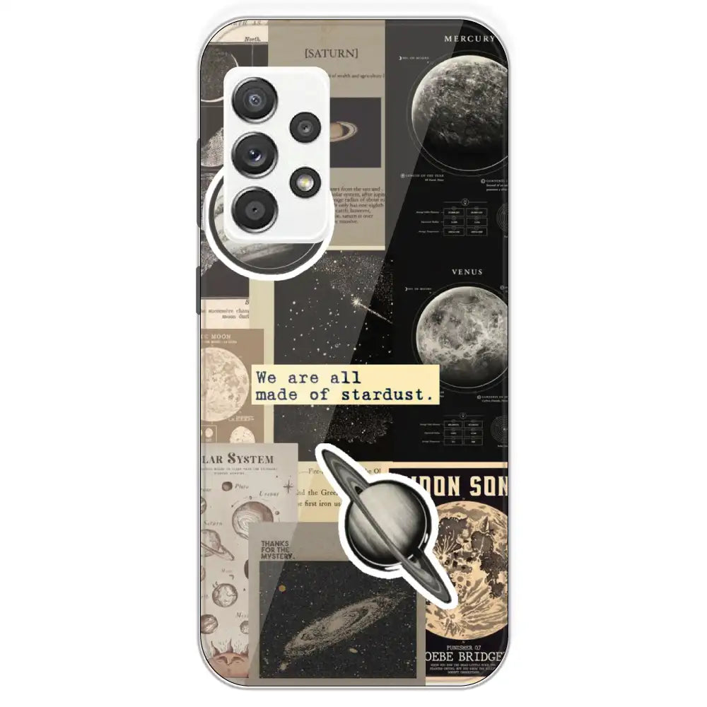 Planets - Printed Silicone Case For Samsung Galaxy A52