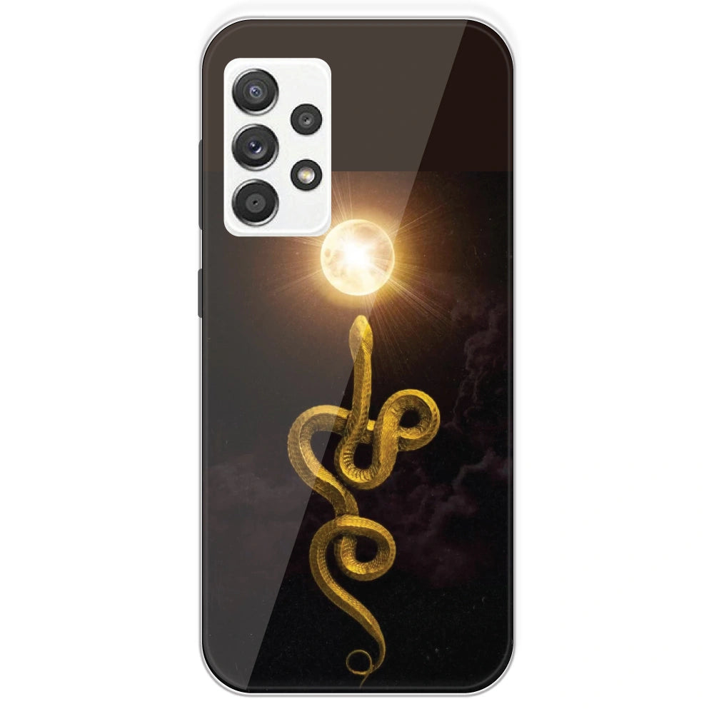 Golden Serpent - Printed Silicone Case For Samsung Galaxy A52