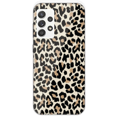 Leopard Print - Printed Silicone Case For Samsung Galaxy A52