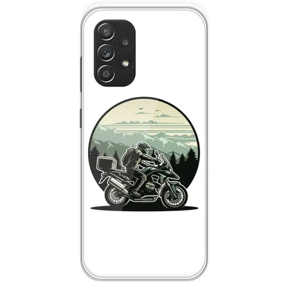Biker - Printed Silicone Case For Samsung Galaxy A52S