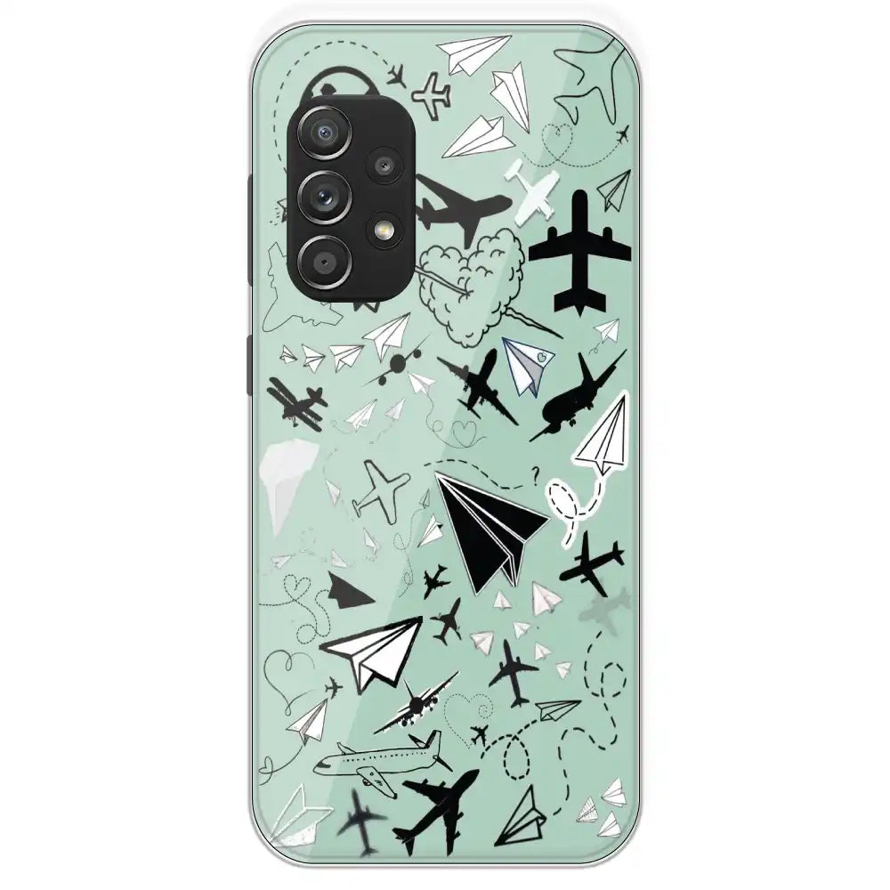 Planes - Printed Silicone Case For Samsung Galaxy A52S