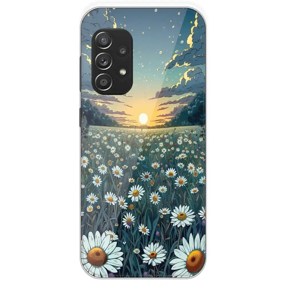 Daisy Sunset - Printed Silicone Case For Samsung Galaxy A52S