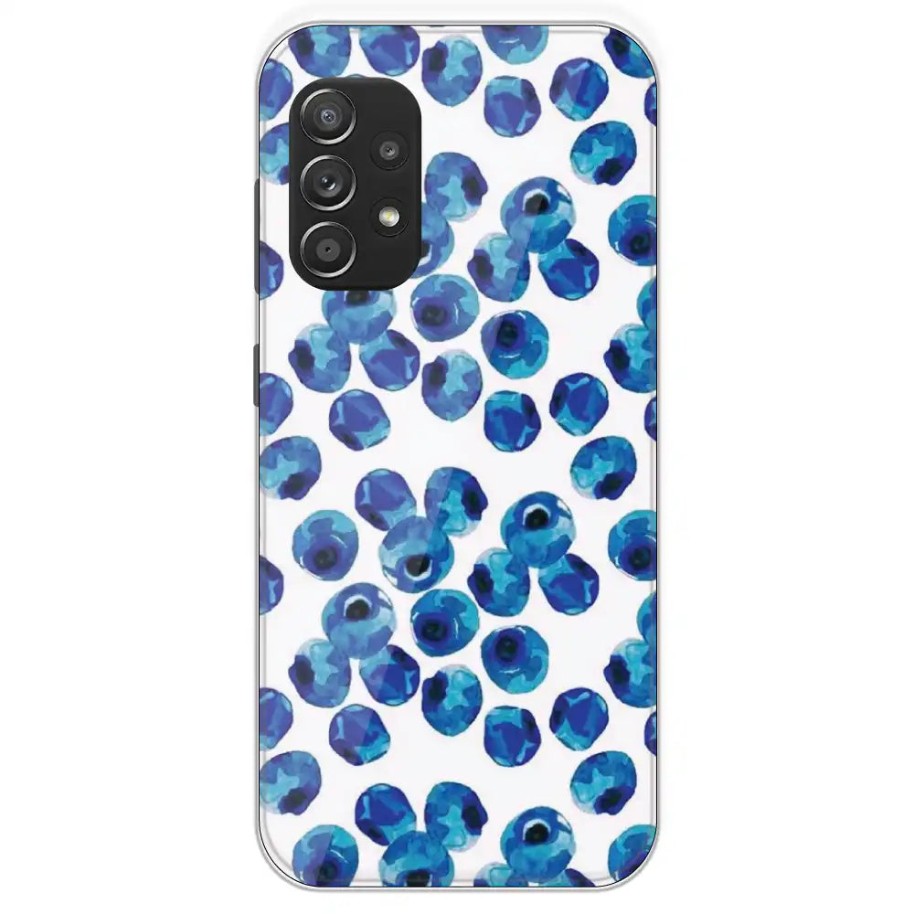 Blueberries - Printed Silicone Case For Samsung Galaxy A52S