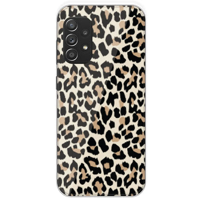Leopard Print - Printed Silicone Case For Samsung Galaxy A52S