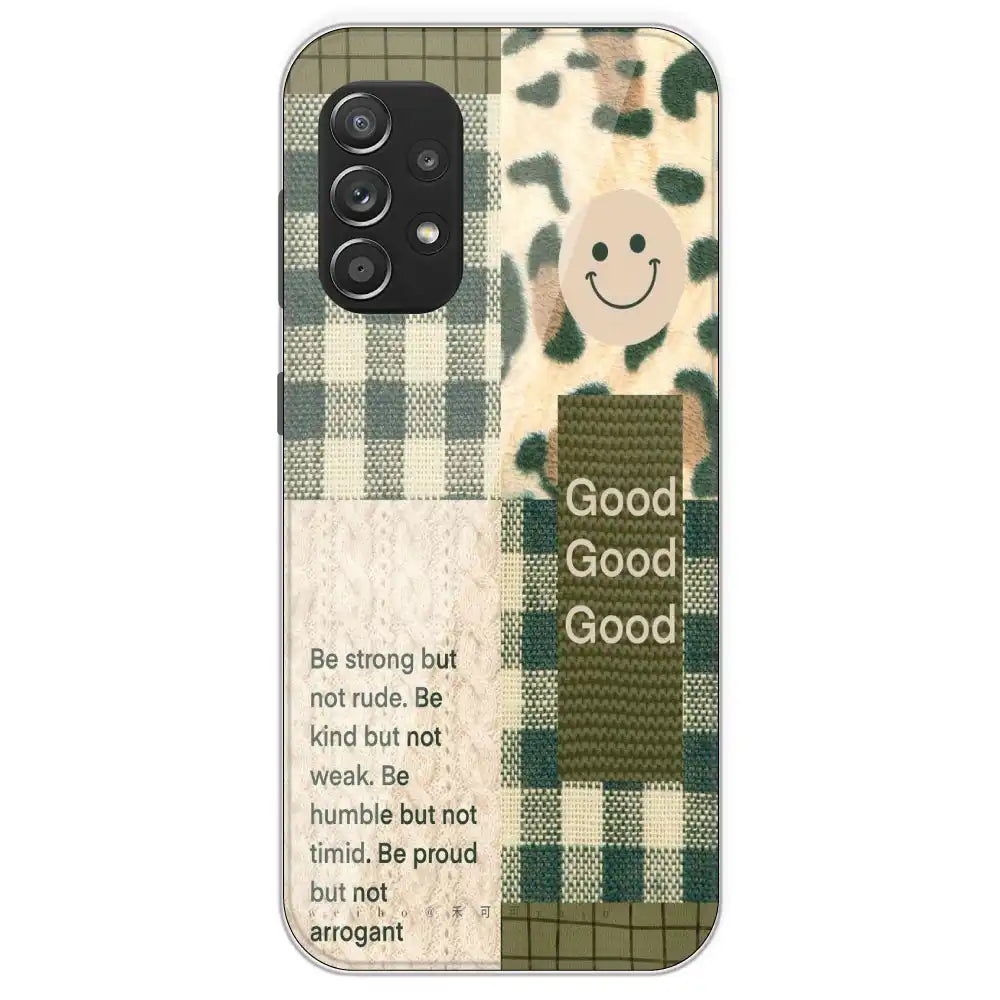 Patchwork Positivity - Printed Silicone Case For Samsung Galaxy A52S