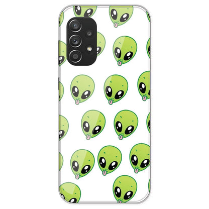 Alien - Clear Printed Silicone Case For Samsung Galaxy A52S