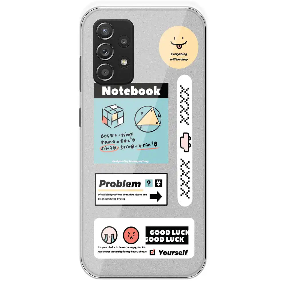 Exam Collage - Printed Silicone Case For Samsung Galaxy A53