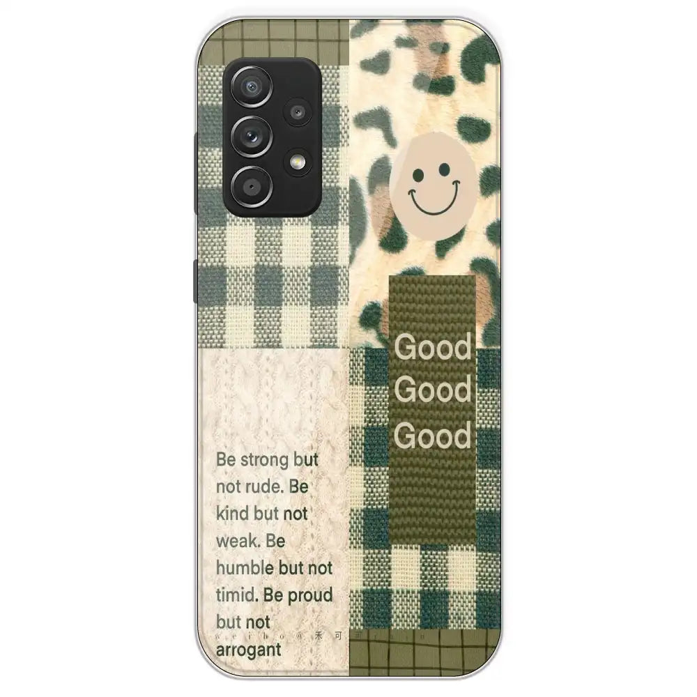 Patchwork Positivity - Printed Silicone Case For Samsung Galaxy A53