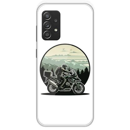Biker - Printed Silicone Case For Samsung Galaxy A53