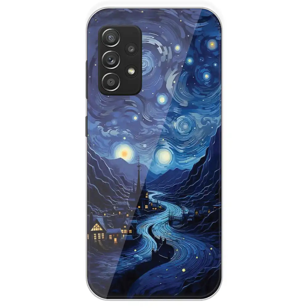 The Starry Night - Printed Silicone Case For Samsung Galaxy A53