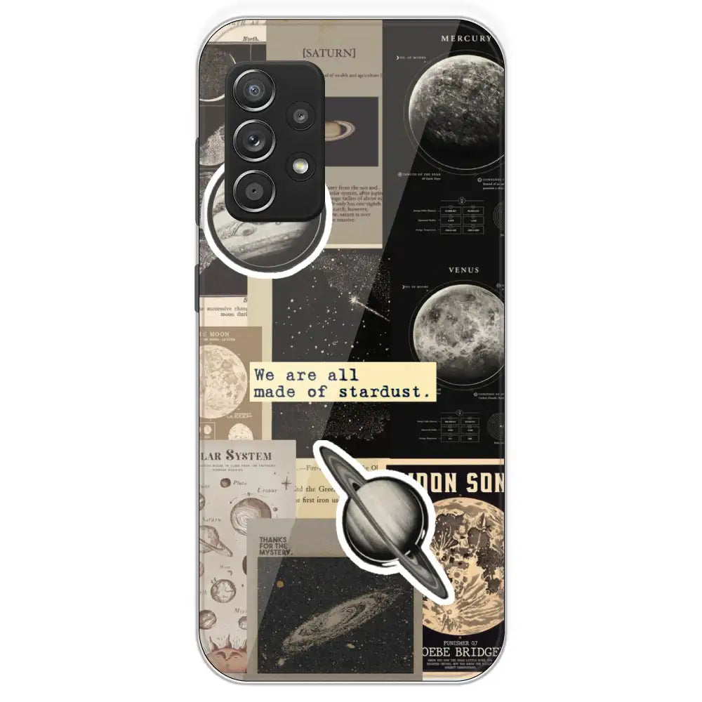 Planets - Printed Silicone Case For Samsung Galaxy A53