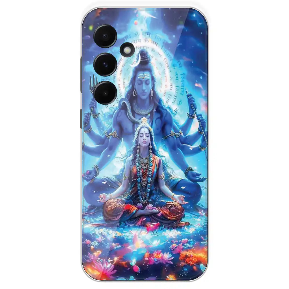 Shiv Parvati - Printed Silicone Case For Samsung Galaxy A55