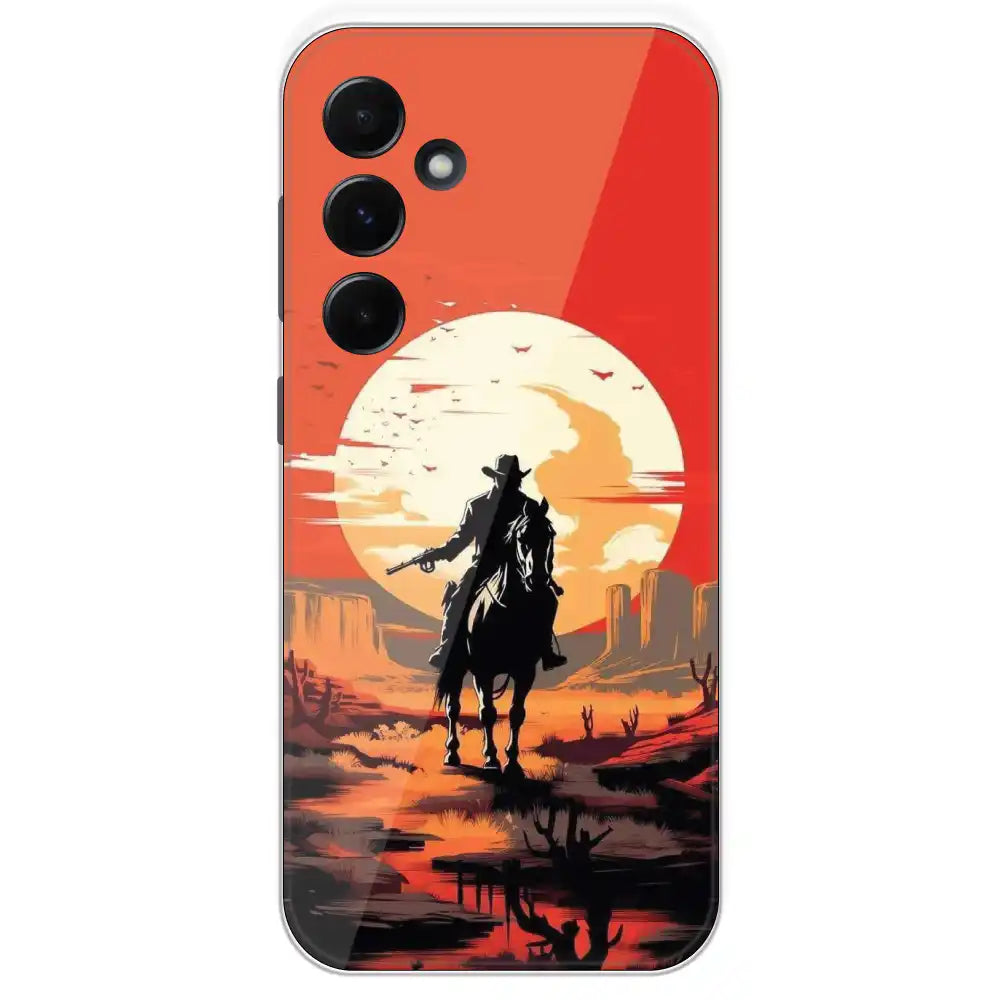 Cowboy - Printed Silicone Case For Samsung Galaxy A55
