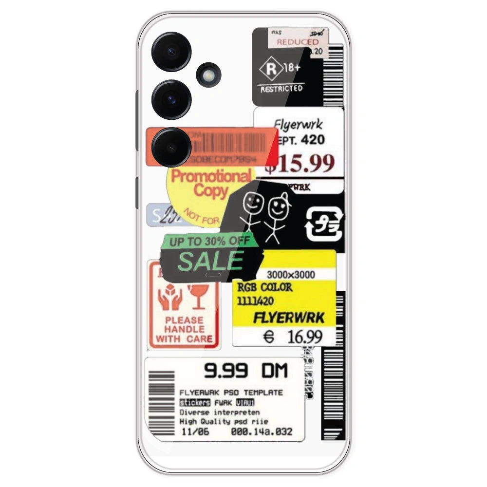 Sales - Clear Printed Silicone Case For Samsung Galaxy A55