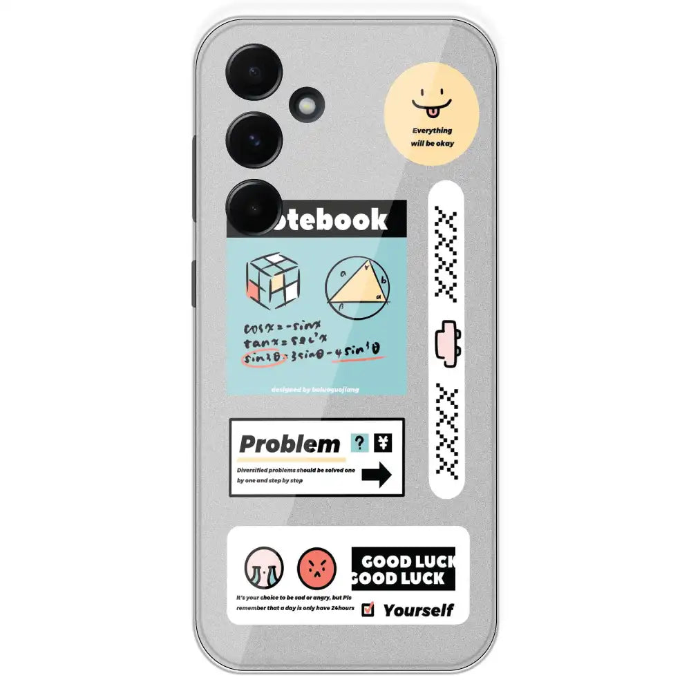 Exam Collage - Printed Silicone Case For Samsung Galaxy A55