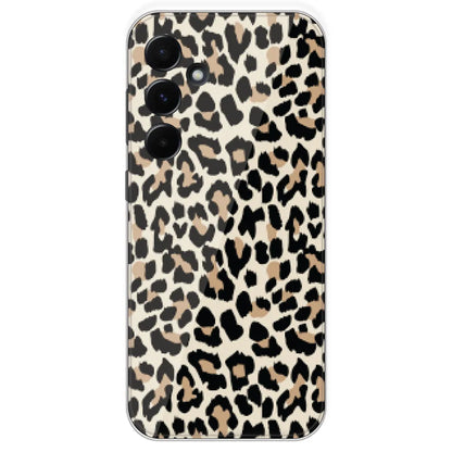 Leopard Print - Printed Silicone Case For Samsung Galaxy A55