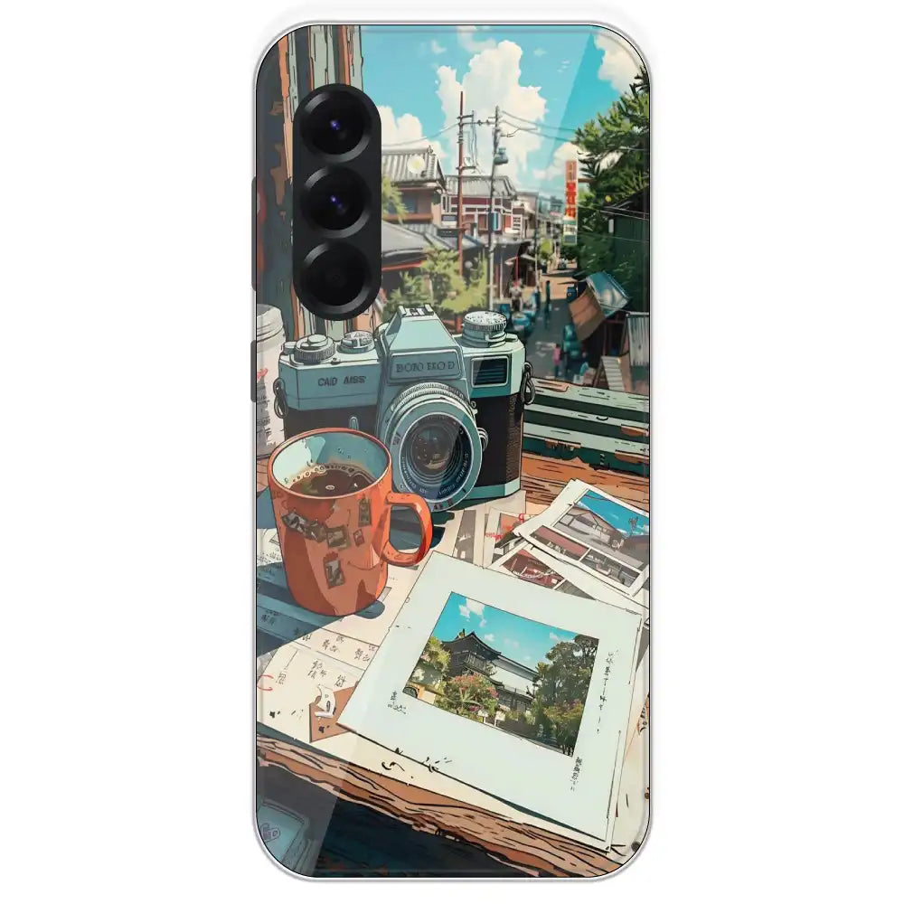 Vintage Camera Travel Vibes - Printed Silicone Case For Samsung Galaxy A56
