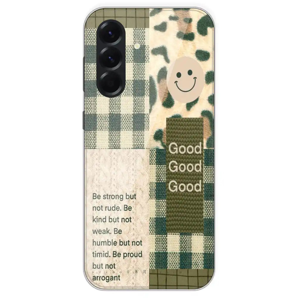 Patchwork Positivity - Printed Silicone Case For Samsung Galaxy A56