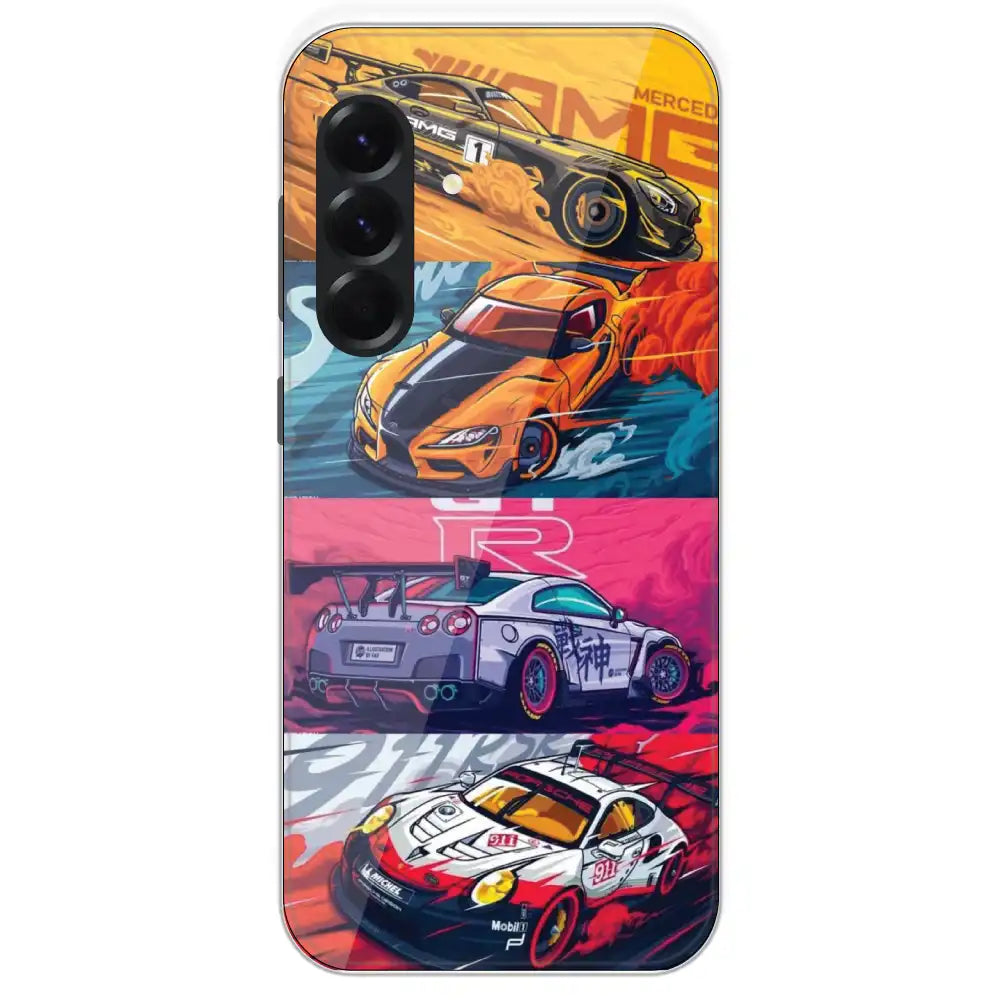 Sports Cars - Printed Silicone Case For Samsung Galaxy A56