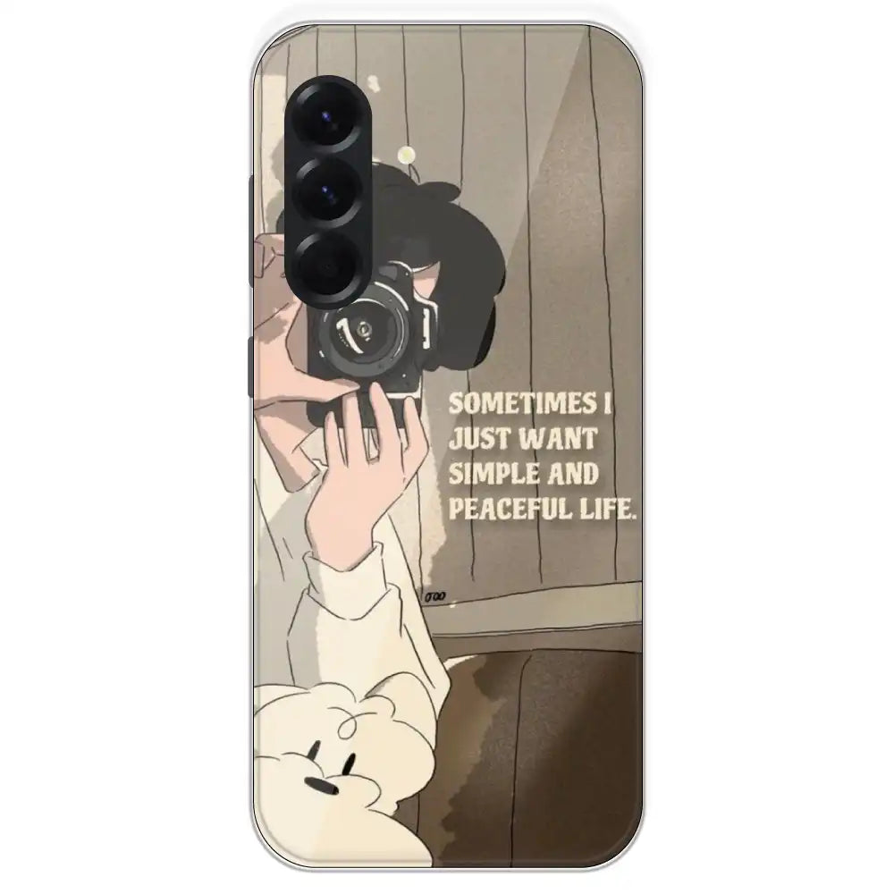Photographer - Printed Silicone Case For Samsung Galaxy A56