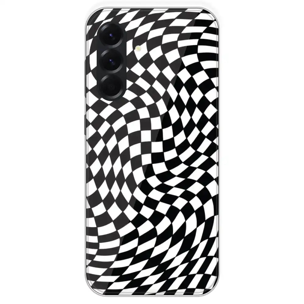 Checks - Printed Silicone Case For Samsung Galaxy A56