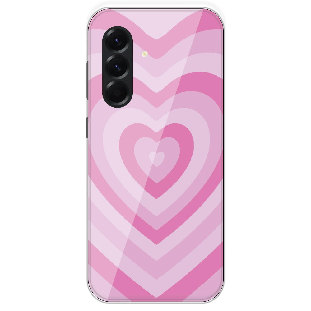 Pink Hearts - Printed Silicone Case For Samsung Galaxy A56