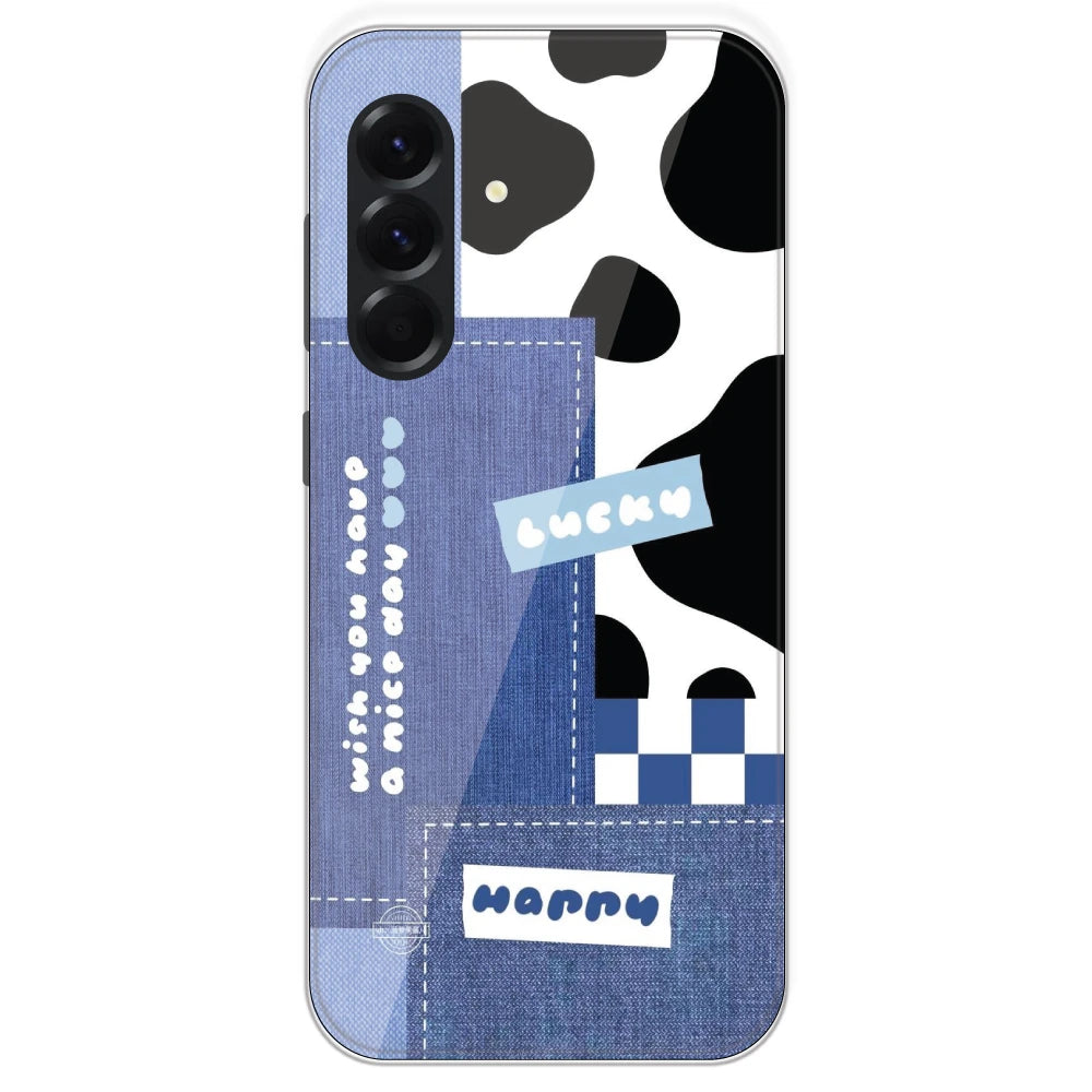 Cow Print Collage - Printed Silicone Case For Samsung Galaxy A56