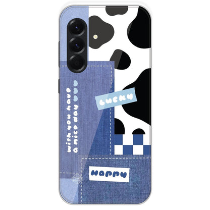 Cow Print Collage - Printed Silicone Case For Samsung Galaxy A56