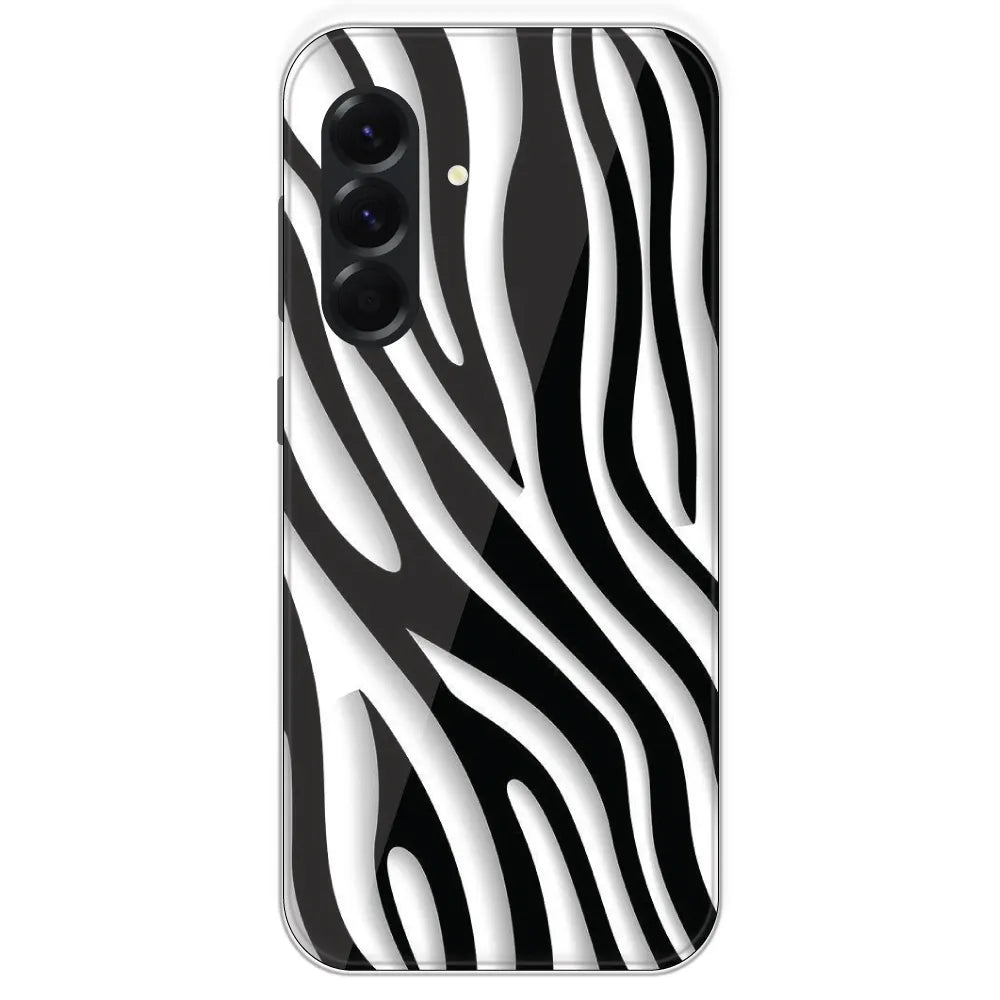 Zebra Print - Printed Silicone Case For Samsung Galaxy A56