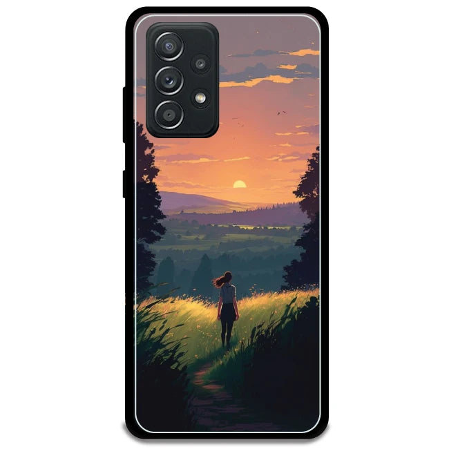 Girl & The Mountains - Armor Case For Samsung Models Samsung Galaxy A52 5G