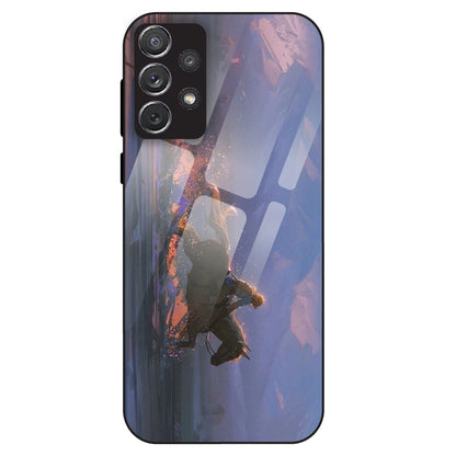 Fantasy Rider - Glass Case For Samsung Galaxy A72